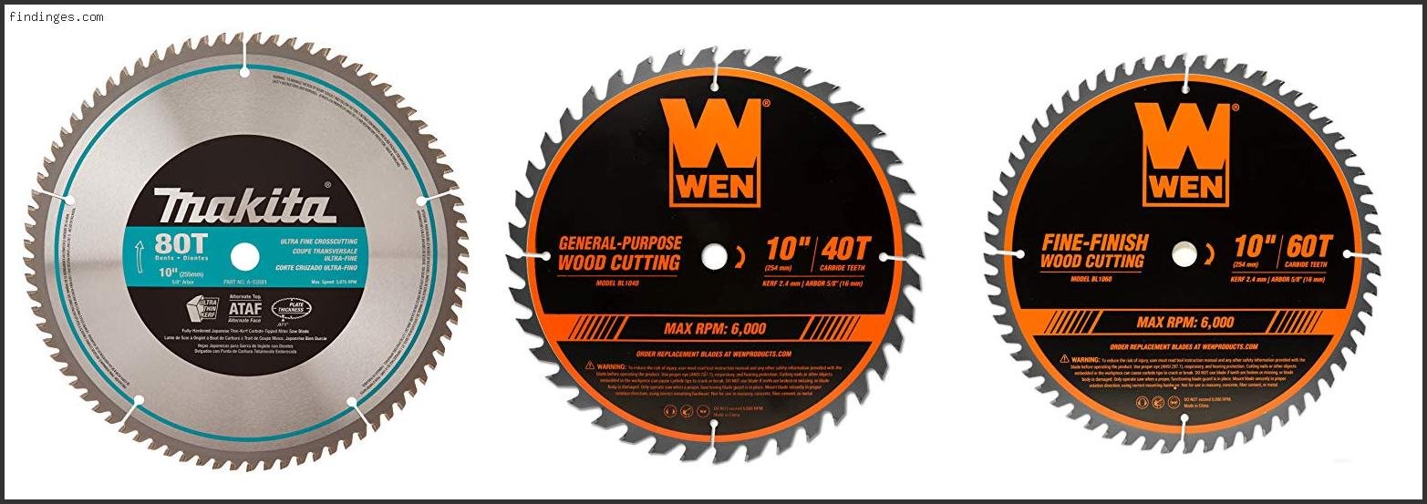 Best 10 Inch Miter Saw Blade