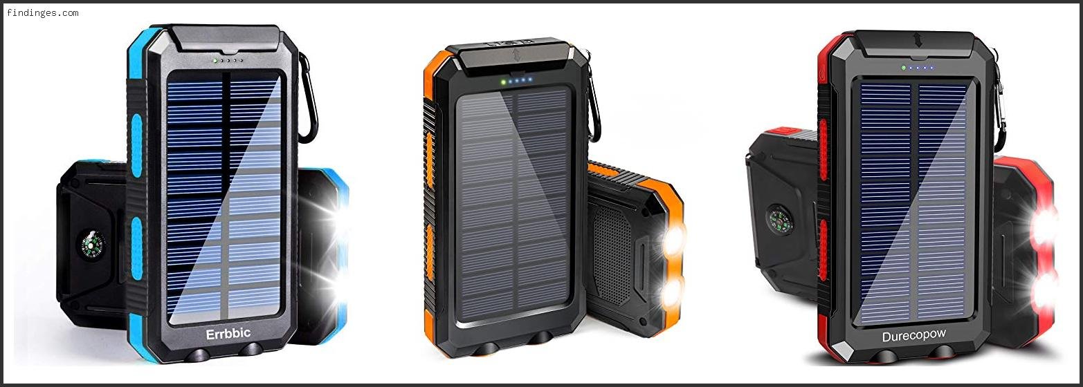 Best Waterproof Solar Power Bank