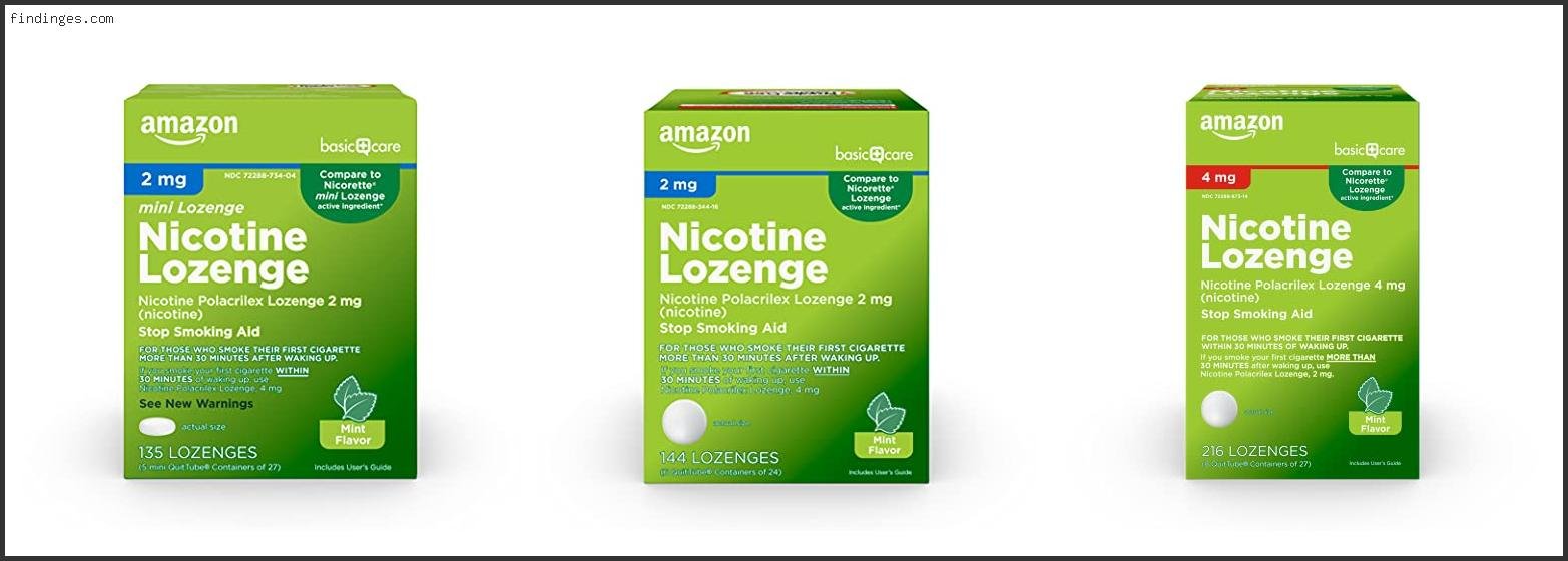 Best Nicotine Lozenge