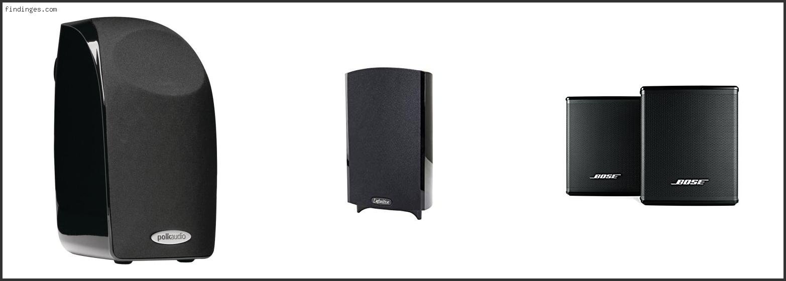 Best Satellite Home Theater Speakers