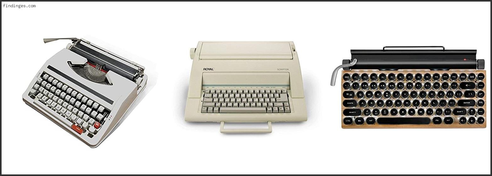 Best Portable Typewriter