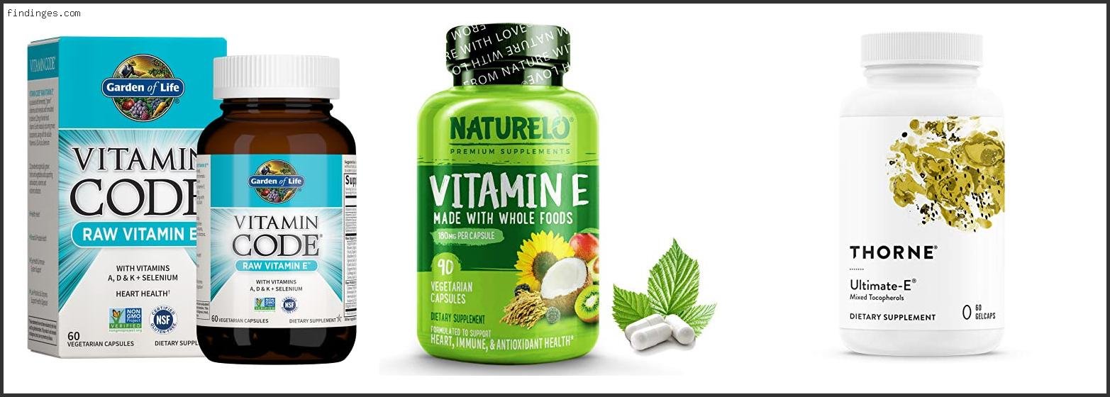 Best Organic Vitamin E Supplement