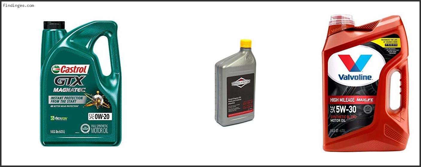 Best Synthetic Oil For Small Engines
