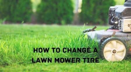How To Change A Lawn Mower Tire