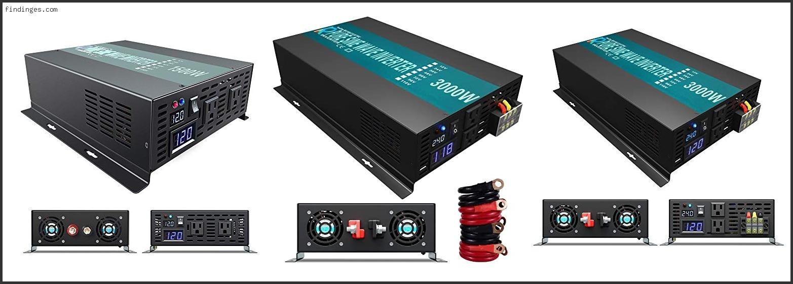 Top 10 Best 24 Volt Pure Sine Wave Inverter Based On Scores