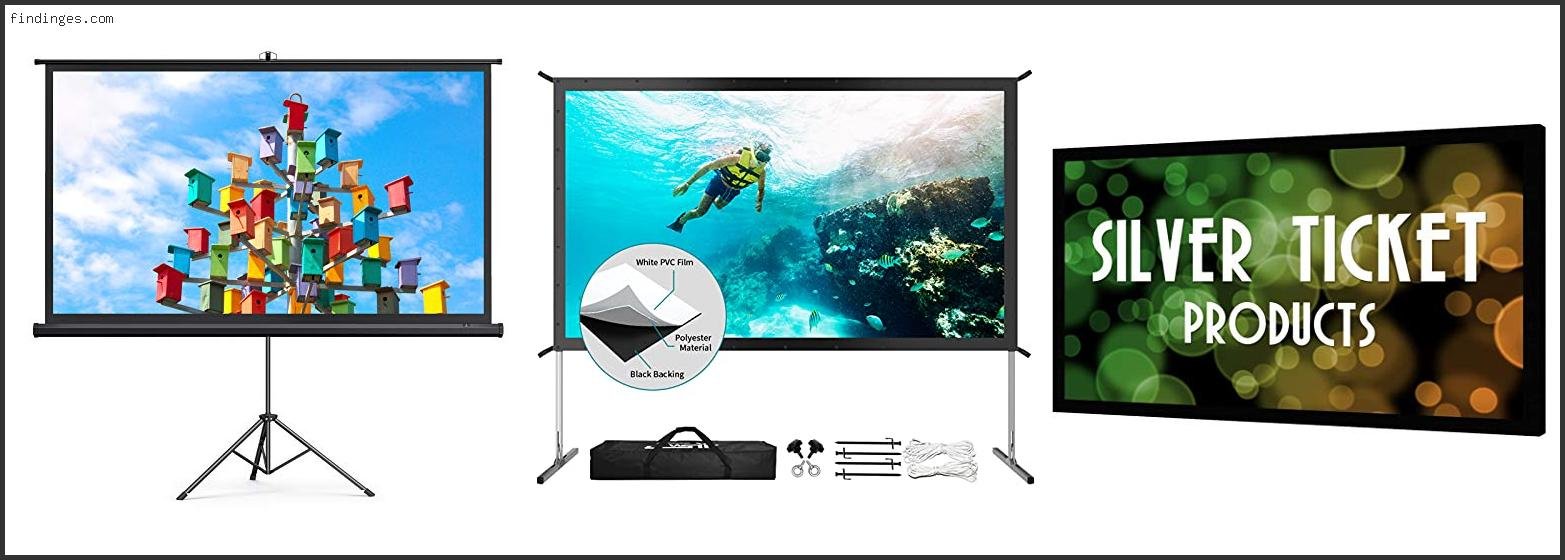 Top 10 Best 120 Inch Projector Screen Based On Customer Ratings