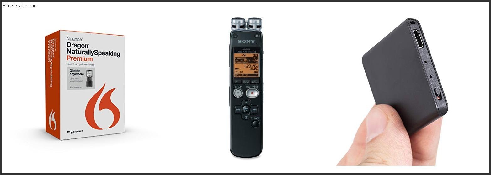Top 10 Best Digital Voice Recorder For Dragon Naturally Speaking Based On Customer Ratings