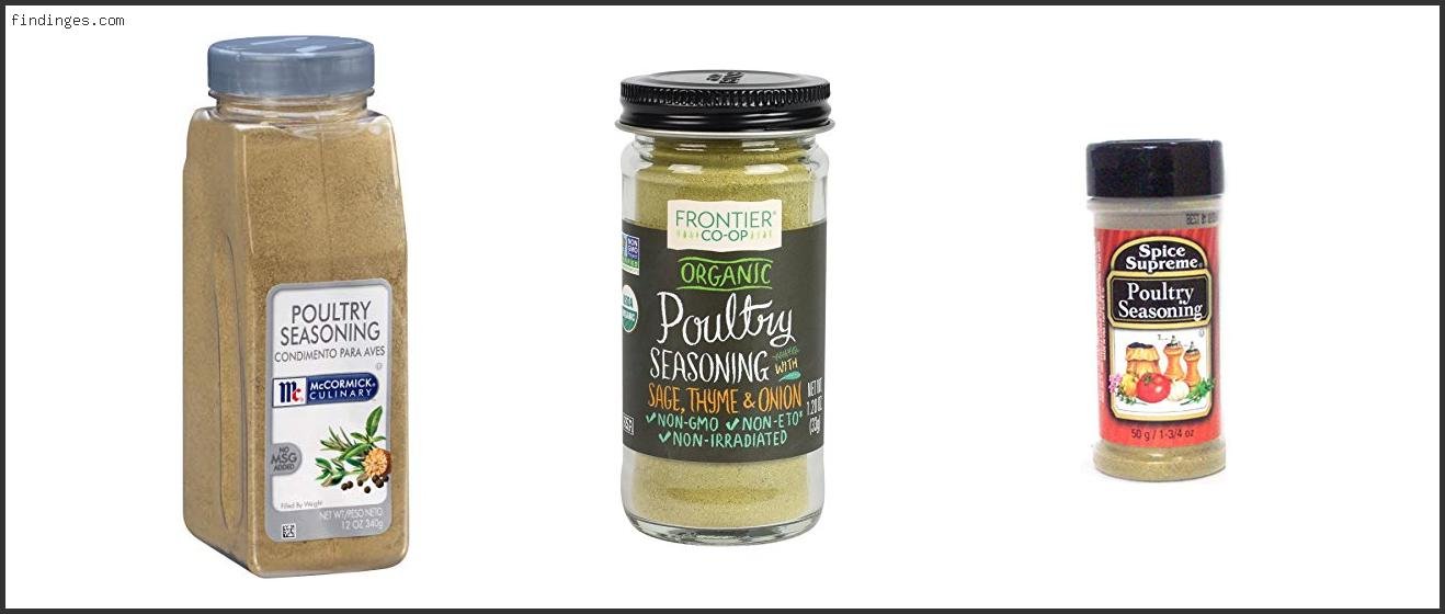 Top 10 Best Poultry Seasoning Reviews With Scores