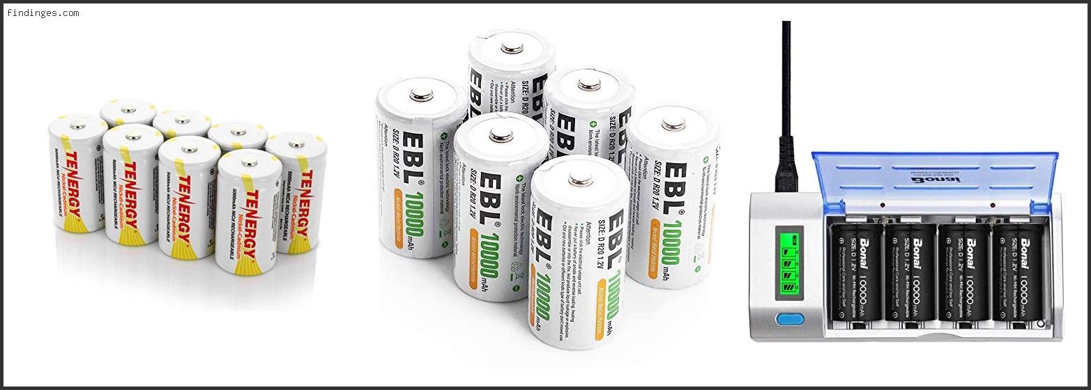 Top 10 Best Rechargeable D Batteries With Expert Recommendation