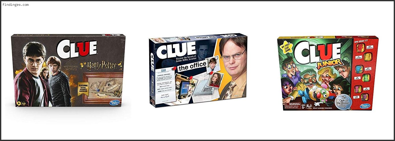 Top 10 Best Clue Games Reviews For You