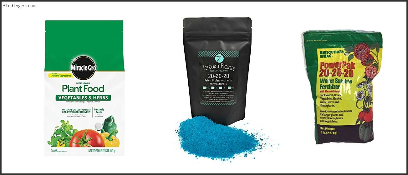 Top 10 Best Water Soluble Fertilizer Reviews For You