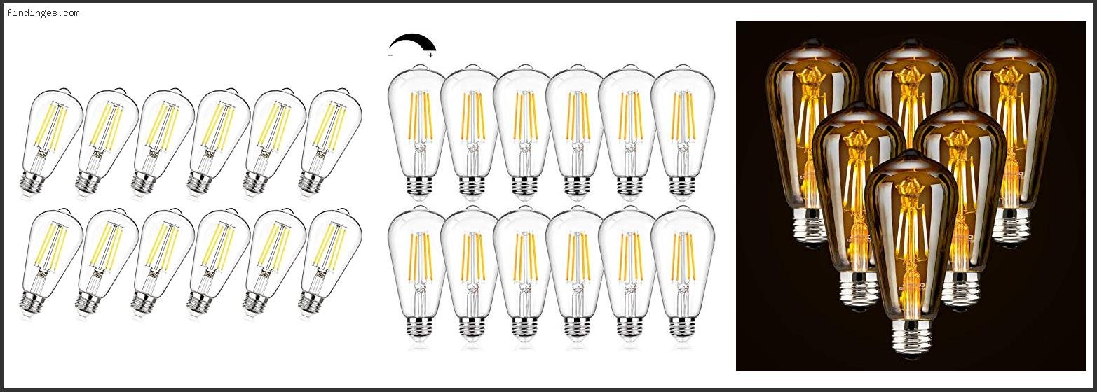 Top 10 Best Led Edison Bulbs With Expert Recommendation