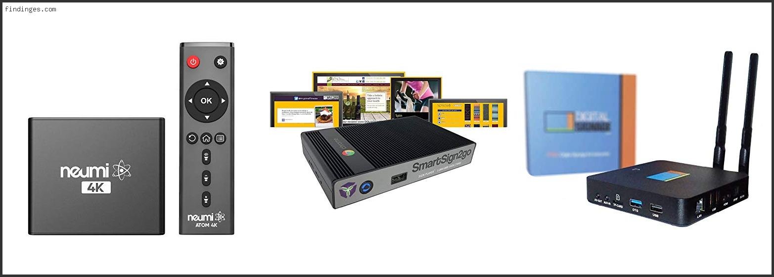 Top 10 Best Digital Signage Players Reviews With Products List
