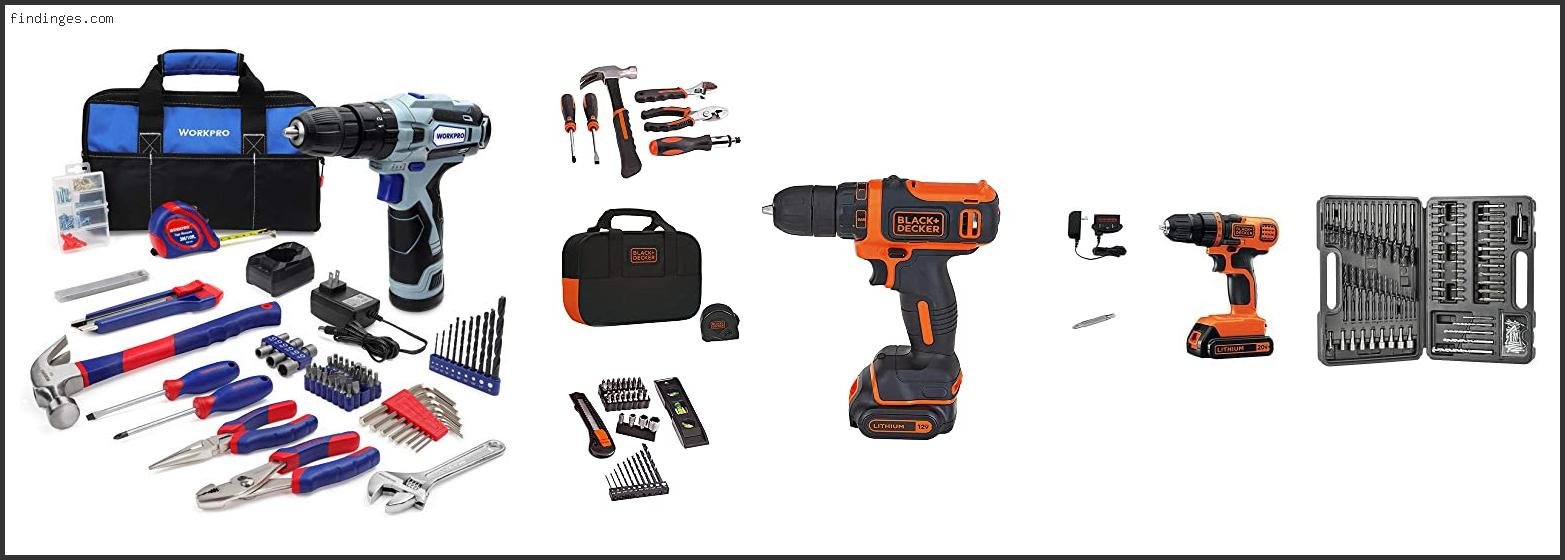 Top 10 Best Cordless Drill For Homeowner Reviews With Scores