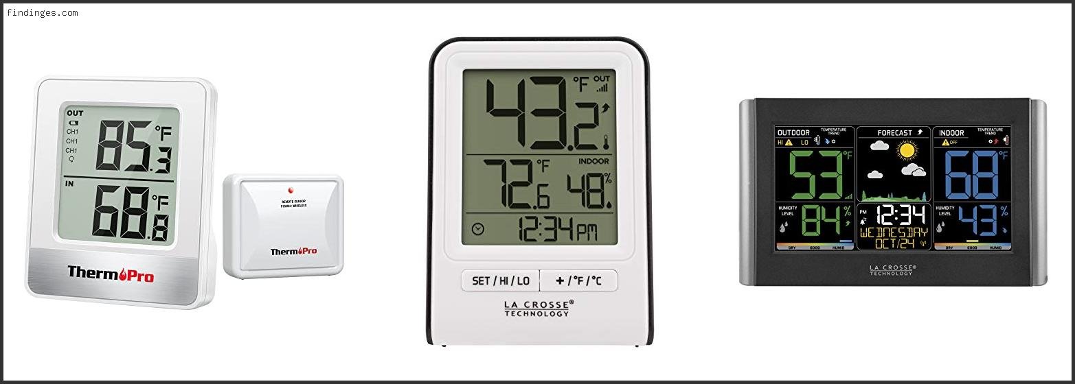 Top 10 Best Indoor Outdoor Thermometers Reviews With Scores