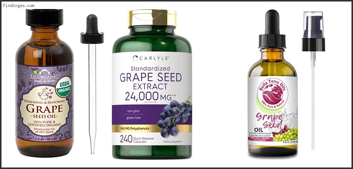 Top 10 Best Grape Seed Oil Brand Reviews With Scores