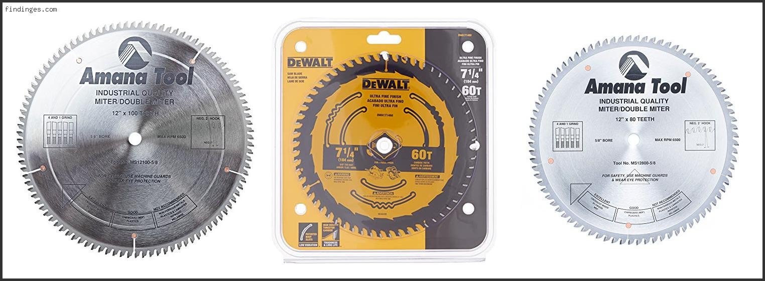 Top 10 Best Miter Saw Blade For 2×4 Reviews With Products List